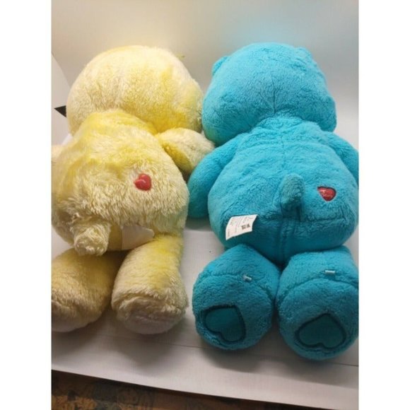 2012 Care Bear Funshine & Wish Bear 12” Stuffed Plush Toy Stuffed Animals Love - Picture 6 of 6